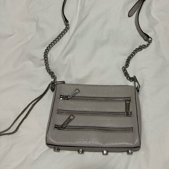 Rebecca Minkoff Grey Leather Crossbody bag - Picture 1 of 3